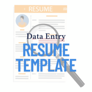 Dat Entry Resume Template